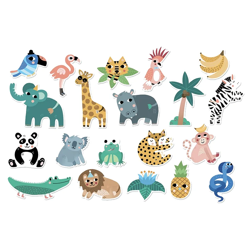 Vilac magneter i æske, junglen