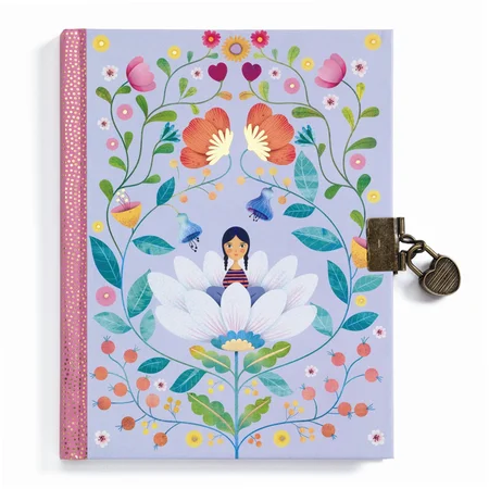Djeco Lovely Paper Tagebuch mit Schloss, Marie