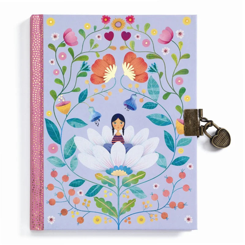 Djeco Lovely Paper Tagebuch mit Schloss, Marie