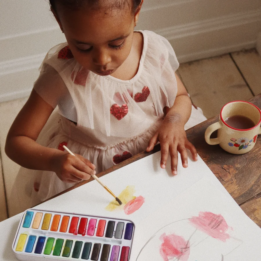 Wasserfarben in Metallbox, multi mix, Konges Sløjd 