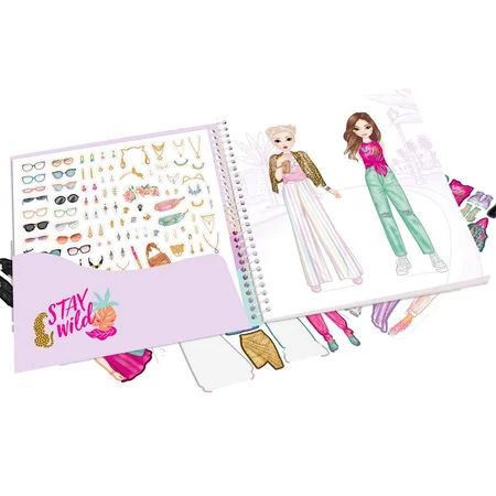 TOPModel dress me up stickerbog, Urban Jungle