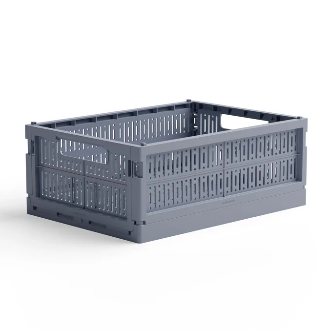 Made Crate Faltbox midi, blue grey
