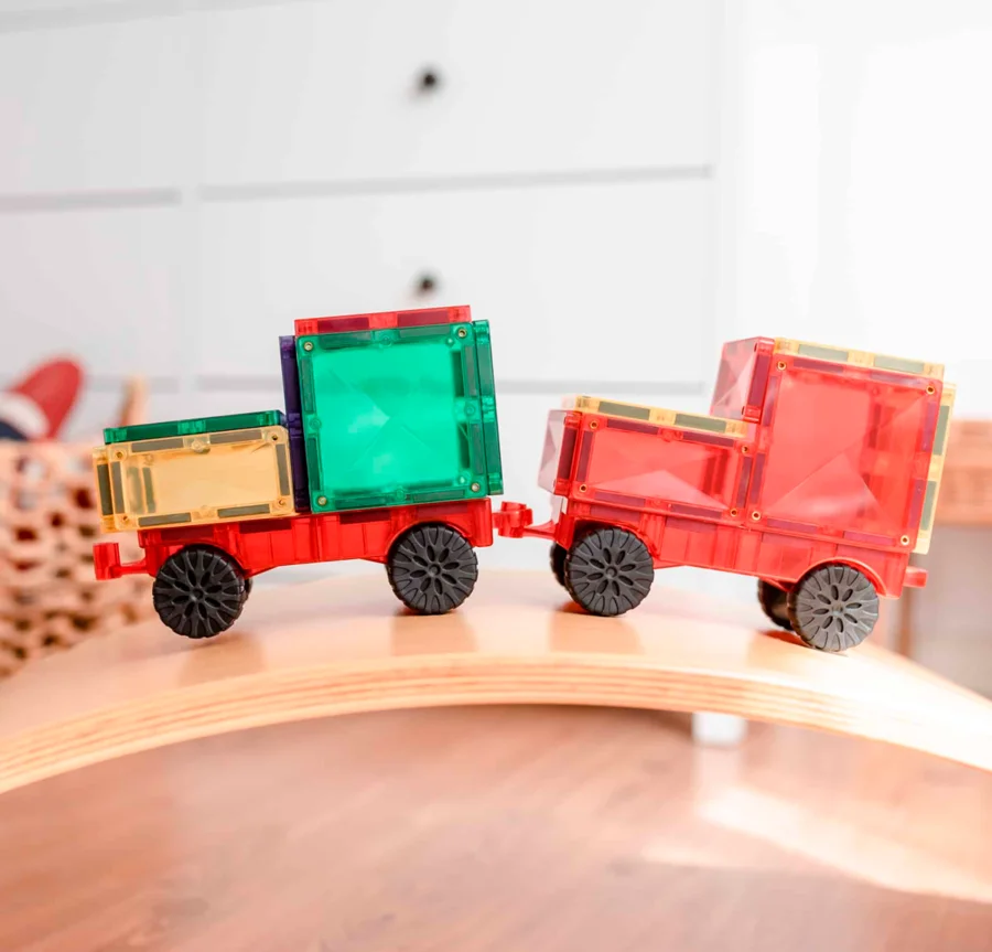 Connetix Magnetbausteine Rainbow Autos, 24 Teile