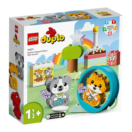 LEGO DUPLO Mein erster Welpe und Babykätzchen mit Ton