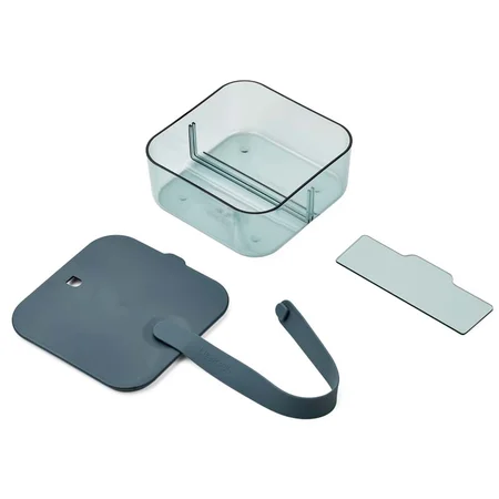 Liewood Carin Brotbox klein, whale blue / sea blue