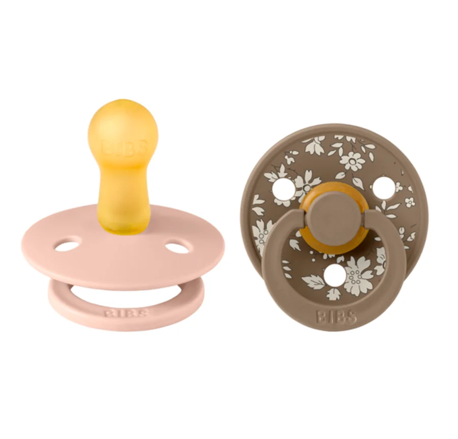 BIBS Liberty 2er-Pack Schnuller, Gr. 2 (6-18 Monate) - Capel/Blush Mix