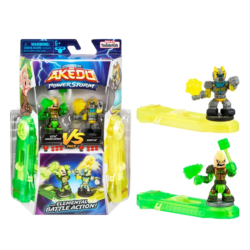 Akedo battle action Angry Astrid vs Boot-Up