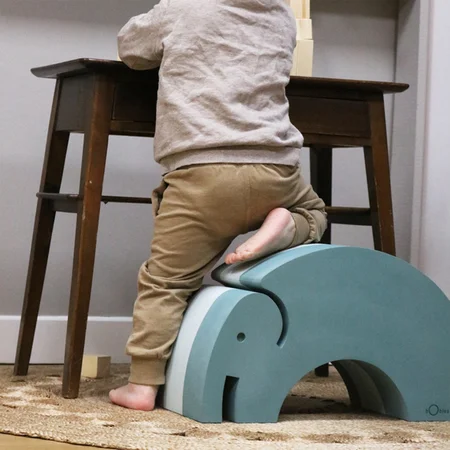 bObles M2 Elefant, Hocker/Wippe/Schaukel, green haze