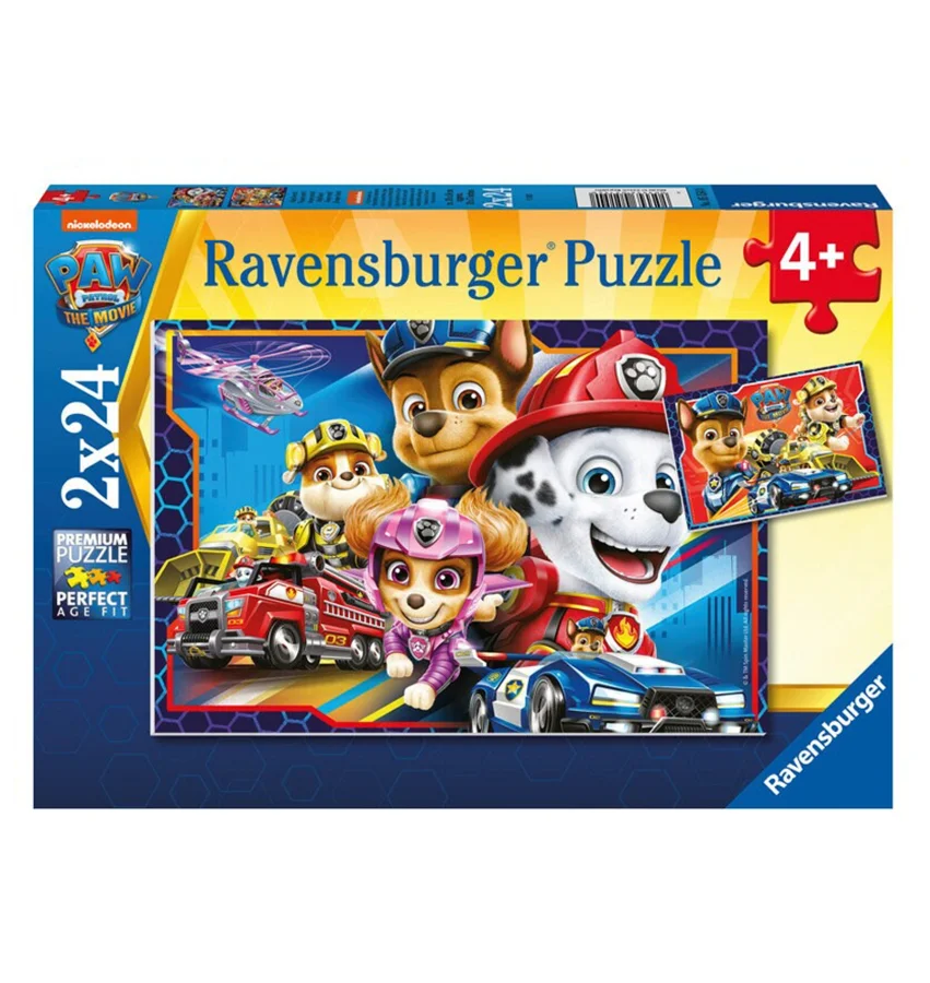 Paw Patrol, Always ready! puslespil 2-i-1, 24 brikker