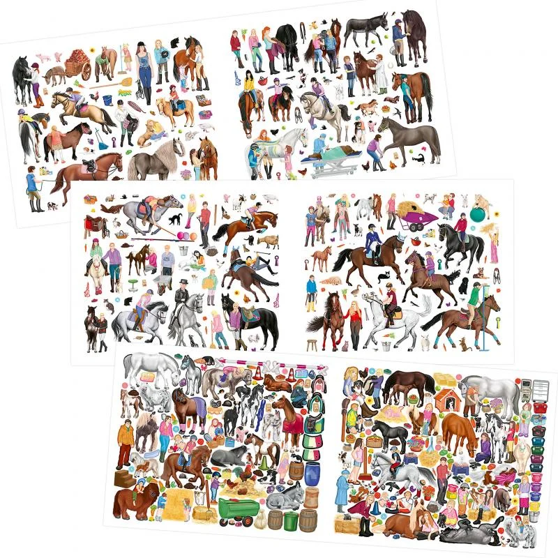 Create your Happy Horses Aktivitetsbog m/stickers