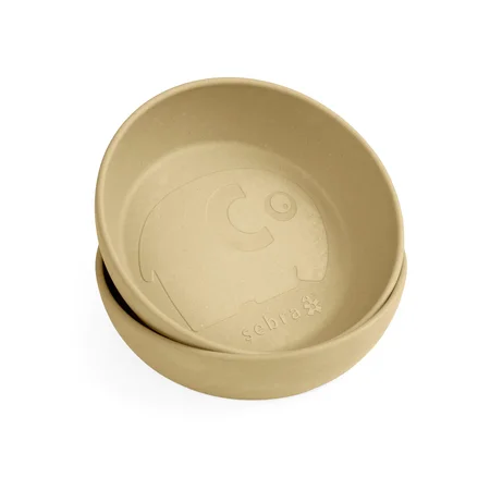 Sebra 2er-Set Elefanten-Schale, wheat yellow