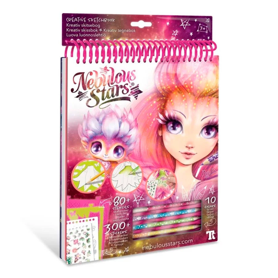 Nebulous Stars, kreatives Sketchbuch Petulia