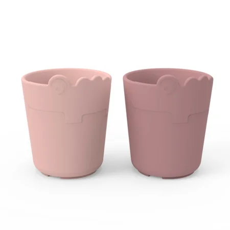 Done by Deer 2-pak Kiddish mini kop, Croco - pudder