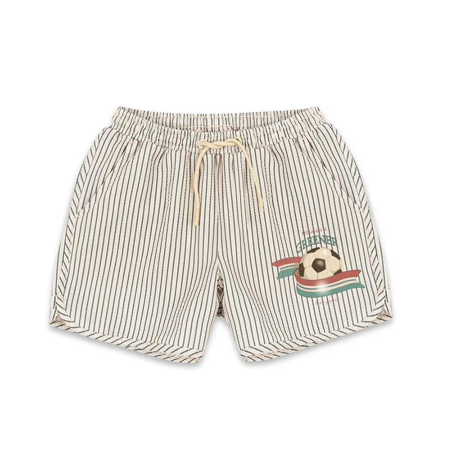 Konges Sløjd Seer Asnou Badehose, tea stripe