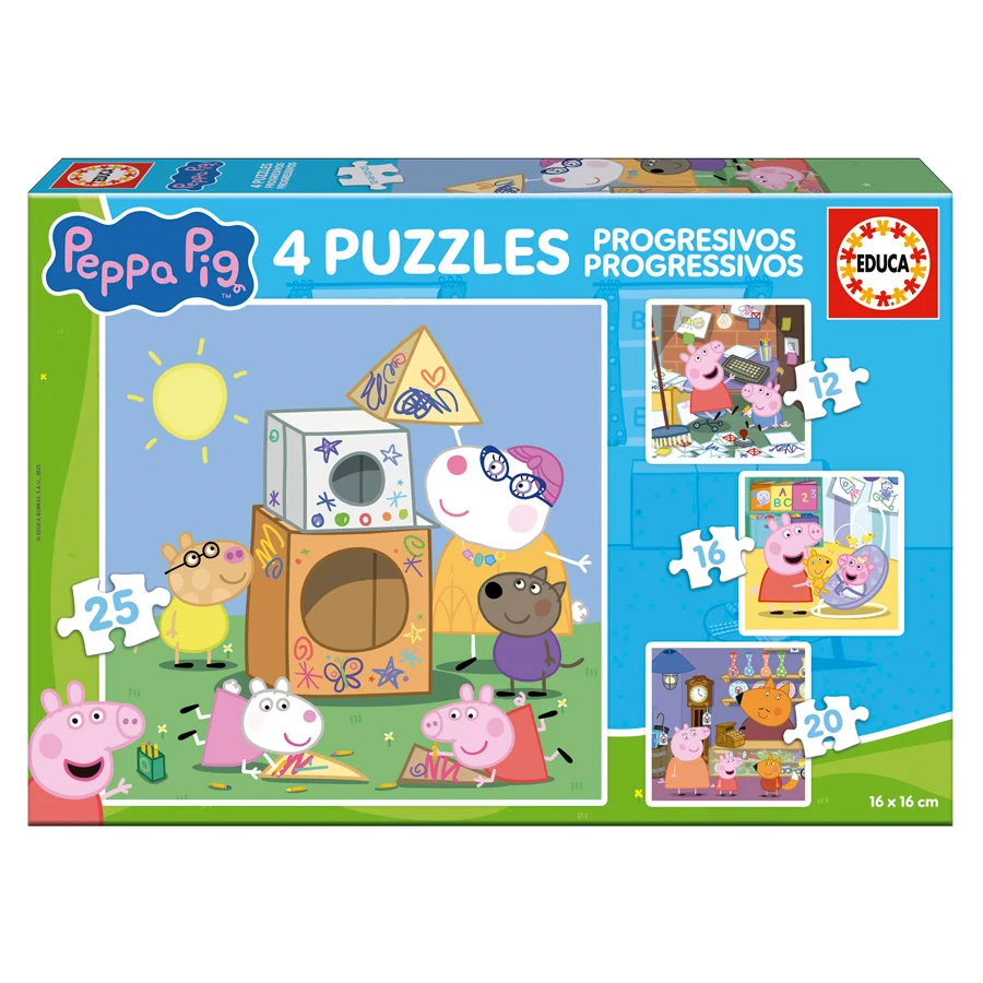 Educa Peppa Pig 4 Puzzle