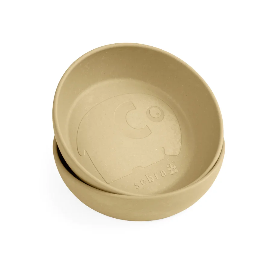 Sebra 2er-Set Elefanten-Schale, wheat yellow