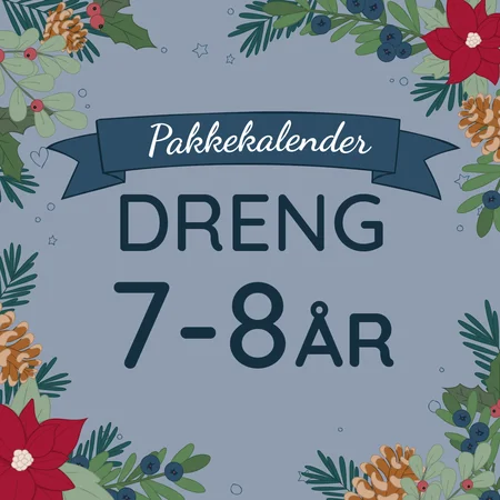 Pakkekalender 24 gaver, dreng 7-8 år