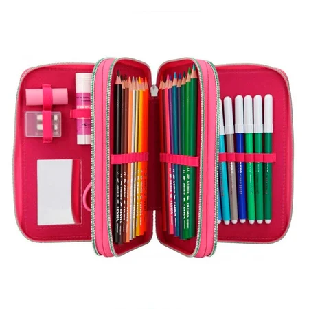 Dreifach-Federtasche Talita, rosa, TOPModel 