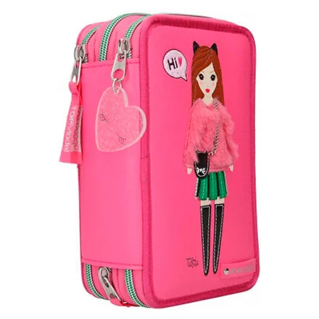 Dreifach-Federtasche Talita, rosa, TOPModel 