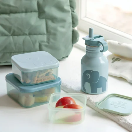 Done by Deer 3-pak snack boks, Deer friends blue