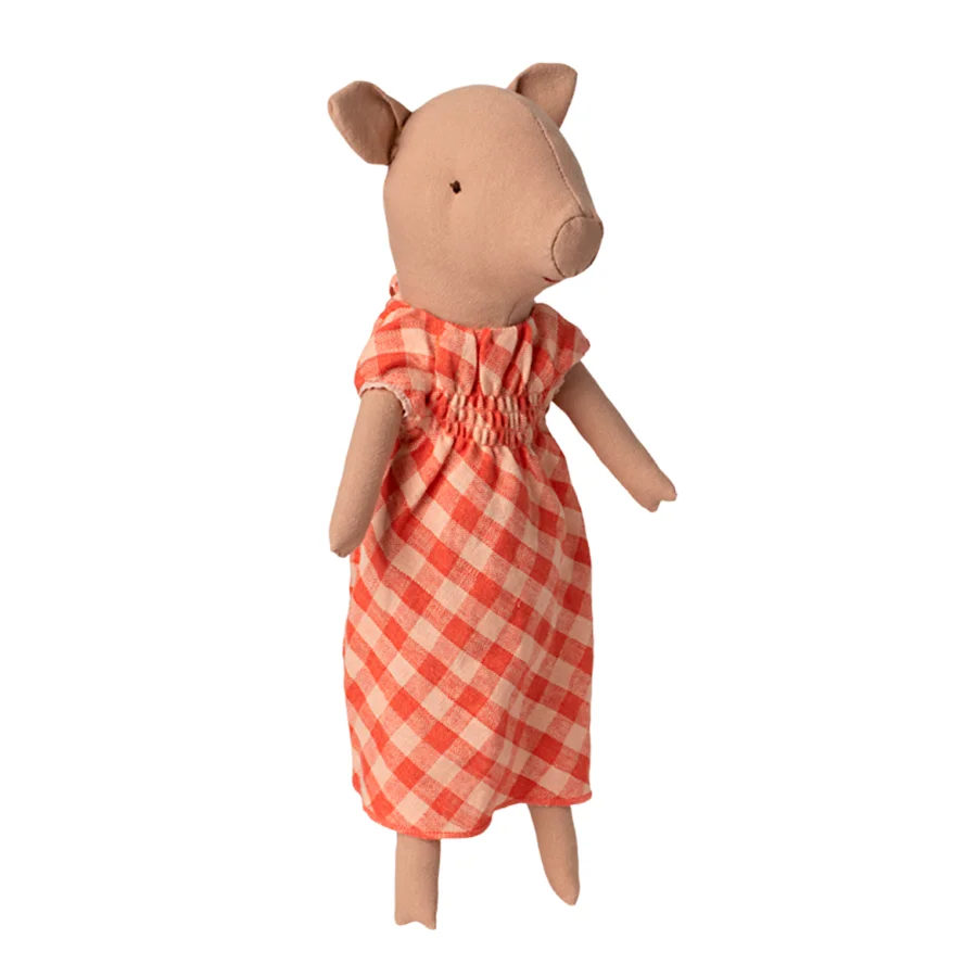 Maileg Schwein im Kleid