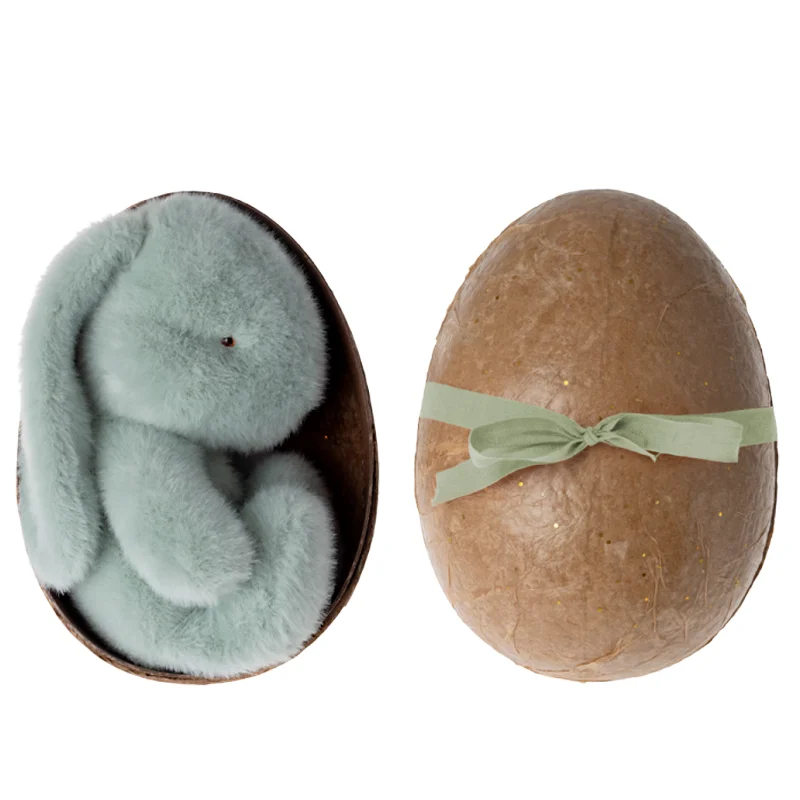 Maileg Plüschkaninchen im Ei, blau