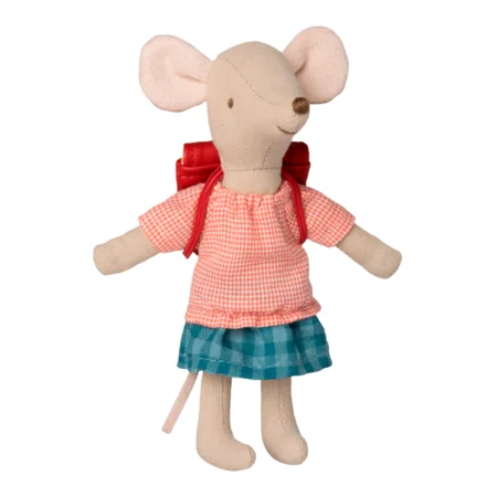 Maileg Kleidung und Tasche für Große Schwester-Maus, rot