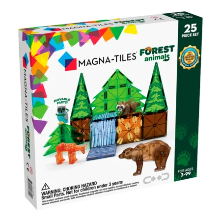 Magna-Tiles Magnetbausteine, Waldtiere