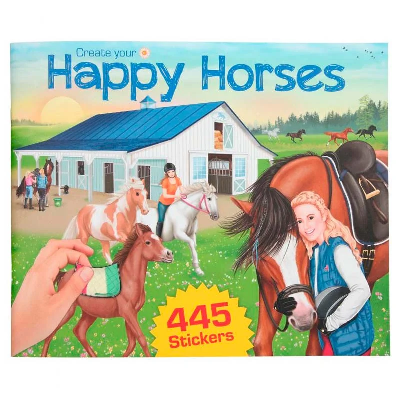 Create your Happy Horses Aktivitetsbog m/stickers