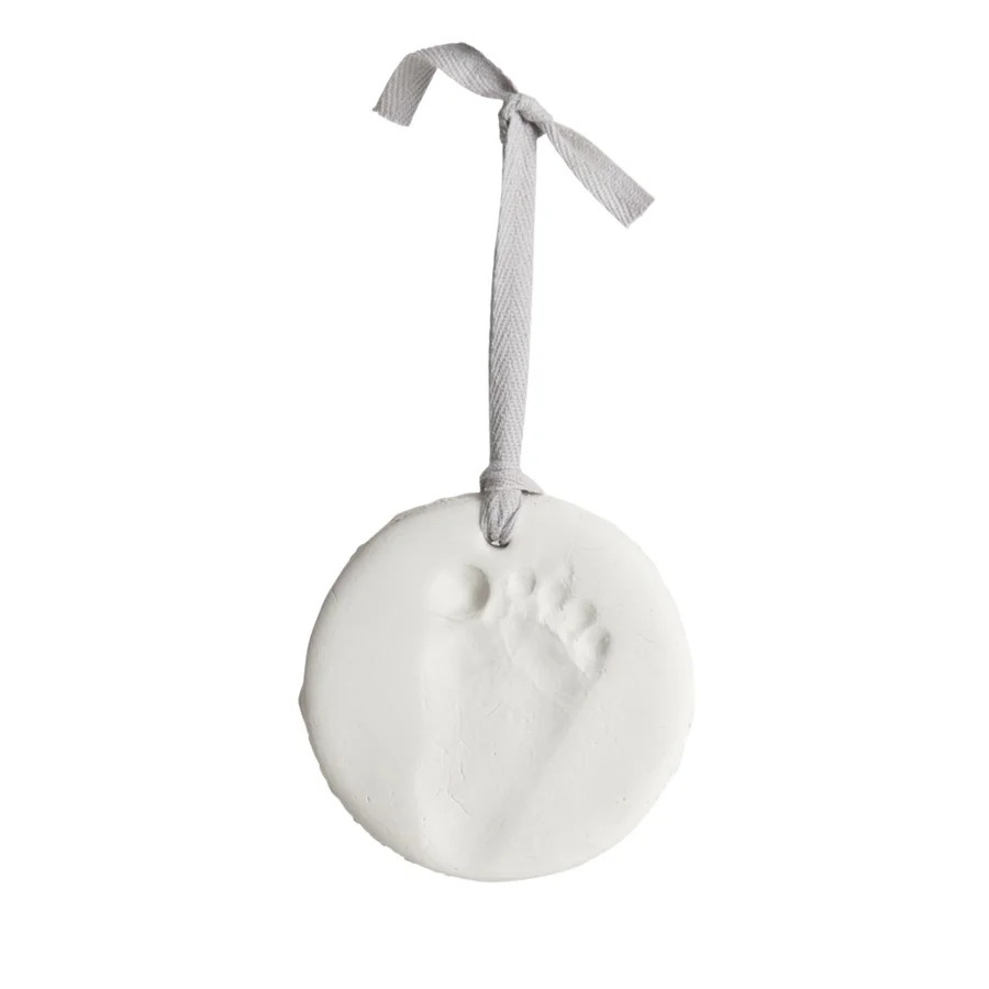 BAMBAM Gipsabdruck zum Aufhängen, weiß