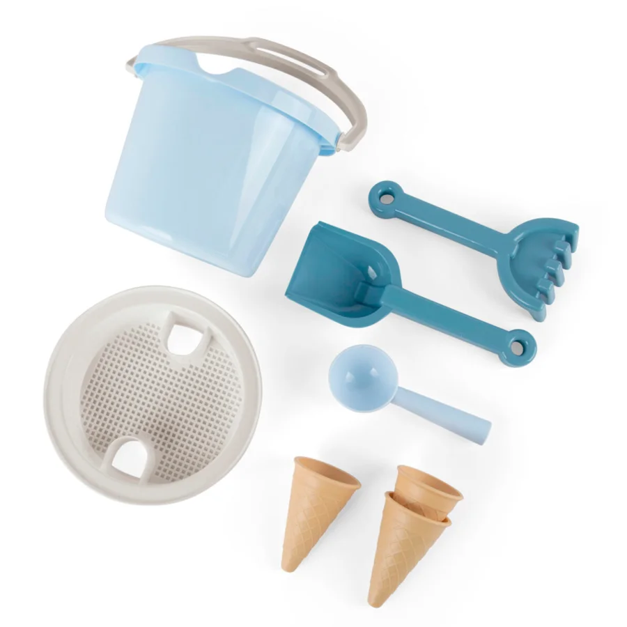 Dantoy Eimerset mit Eiswaffeln, blau