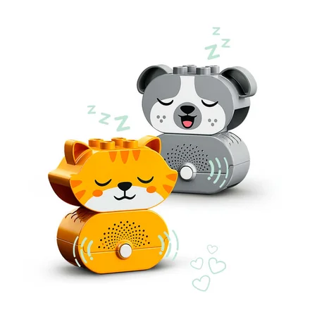 LEGO DUPLO Mein erster Welpe und Babykätzchen mit Ton