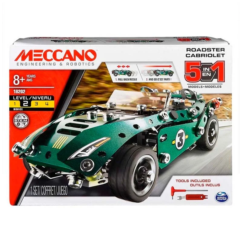Meccano Multi 5 Model Set - Pull BAck Car
