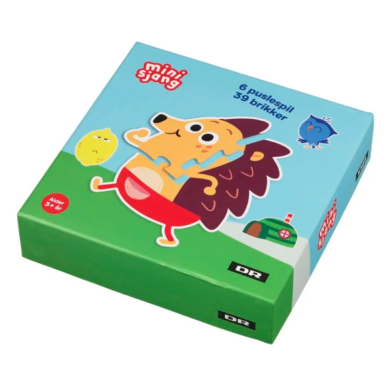 DR Børste Puslespil, 6 forskellige