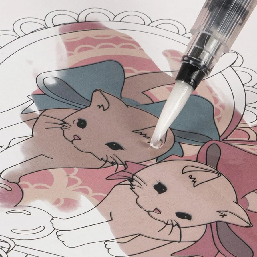 Konges Sløjd Magisches Aquarellbuch, heart