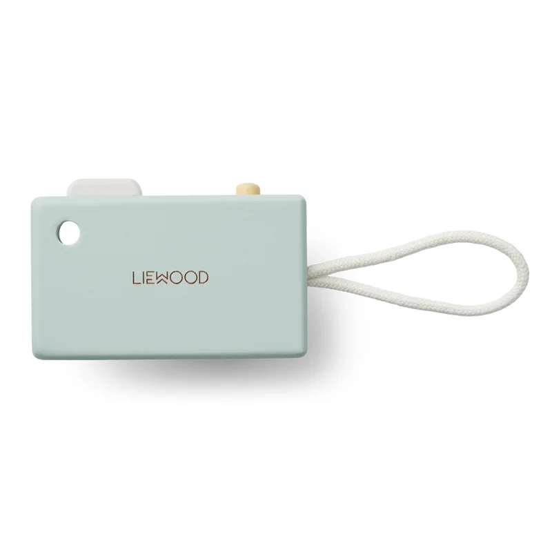 Liewood Kamera aus Holz, dusty mint multi