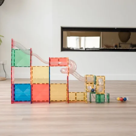 Connetix Magnet-Bausteine, Kugelbahn - 66 Teile