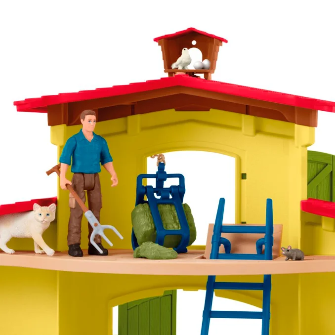 Schleich Bauernhof mit Tieren und Accessoires
