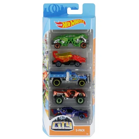 Hot Wheels Basics 5er-Pack, sortiert