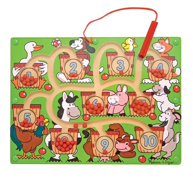 Melissa & Doug Magnetisches Zahlenlabyrinth