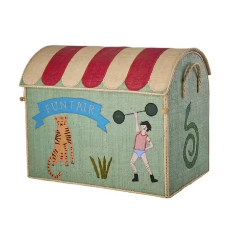 Rice Aufbewahrungskorb, Fun Fair Blau - Groß