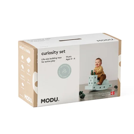 MODU Curiosity Sæt, 13 Dele - Ocean Mint/Forest Green