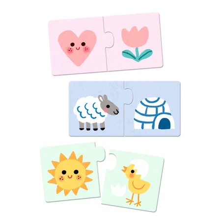 Djeco Duo Puzzle, Farben