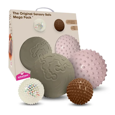 EduShape Sinneskugeln, 4er-Pack, Boho-Chic