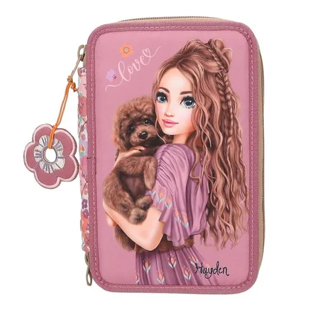 TOPModel Dreifach-Federmäppchen, Floral