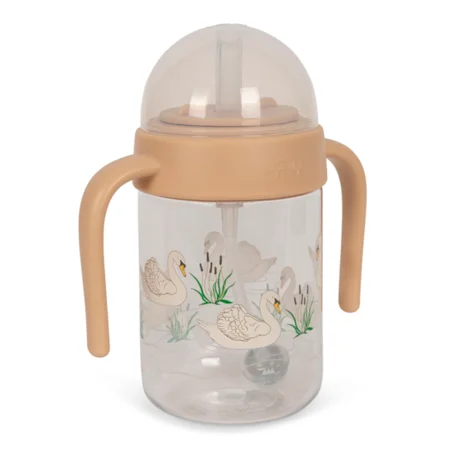 Konges Sløjd Babyflasche mit Griff, swan