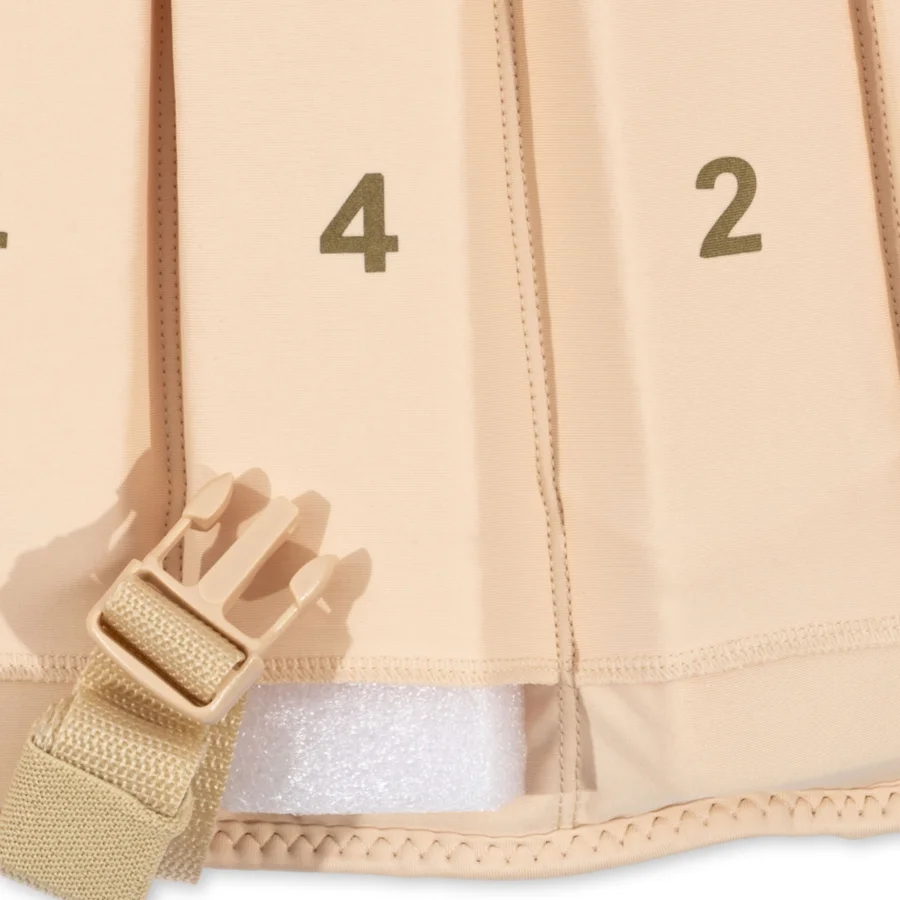 Neopren Glitter Schwimmweste, glitter stripe, Konges Sløjd 