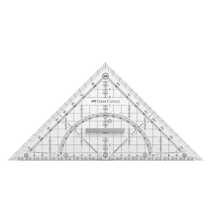 Faber-Castell grip tegnetrekant, 22 cm