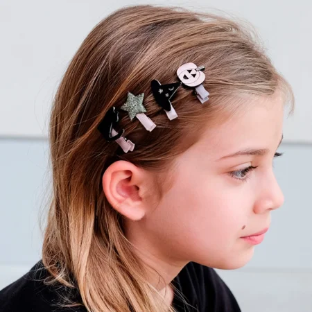 Mimi & Lula 8 Haarspangen "Mini woodland" chestnut