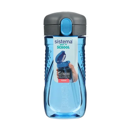 Sistema Tritan Quick Flip Drikkeflaske, 520 ml, Satin Sky Blue